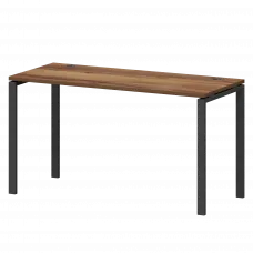 Стол на металлокаркасе СМС25-П-16К.60.Пр25 Таксония/Антрацит 1600x600x750 Смарт