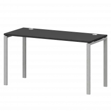 Стол на металлокаркасе СМС25-П-14К.60.Пр25 Графит/Белый 1400x600x750 Смарт