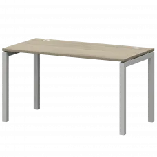 Стол на металлокаркасе СМС25-П-10К.73.Пр50 Кронберг/Белый 1000x730x750 Смарт
