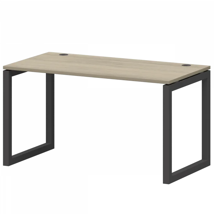 Стол на металлокаркасе СМС25-О-18К.73.Пр50 Кронберг/Антрацит 1800x730x750 Смарт