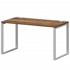 Стол на металлокаркасе СМС25-О-18К.73.Пр25 Таксония/Белый 1800x730x750 Смарт