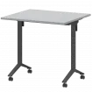 Стол мобильный складной МБ22-80.70 Серый/Антрацит 800x700x750 Моби