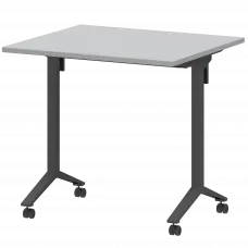 Стол мобильный складной МБ22-80.70 Серый/Антрацит 800x700x750 Моби