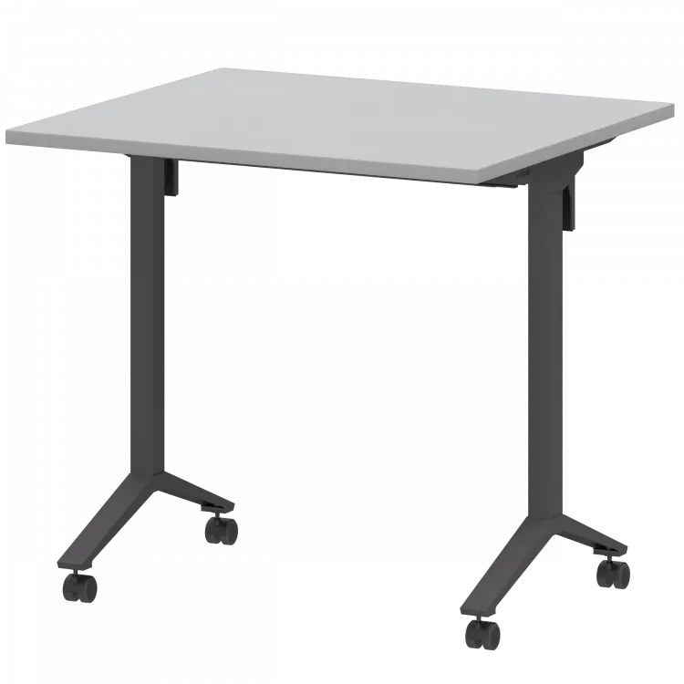 Стол мобильный складной МБ22-80.70 Серый/Антрацит 800x700x750 Моби