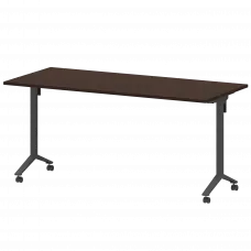 Стол мобильный складной МБ22-160.70 Дуб венге/Антрацит 1600x700x750 Моби