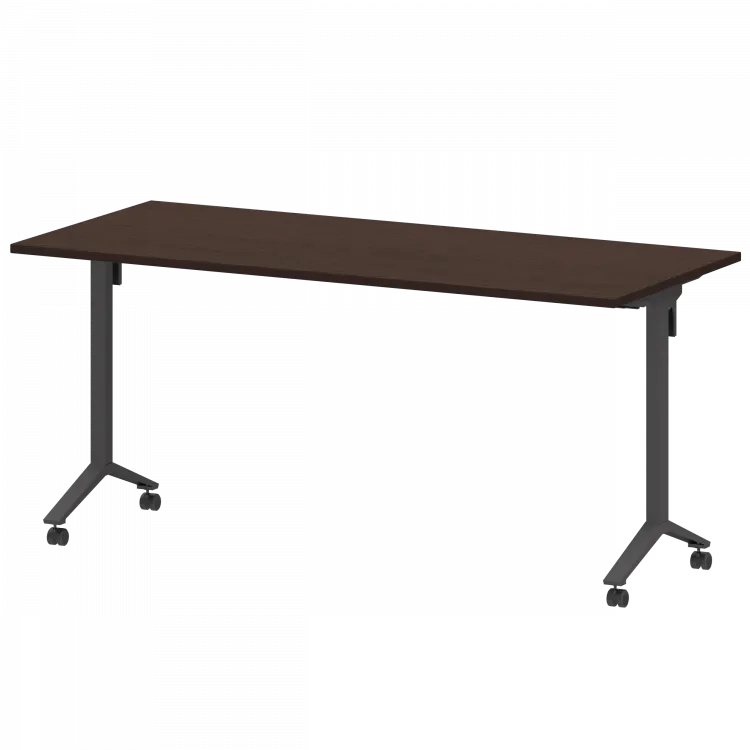 Стол мобильный складной МБ22-160.70 Дуб венге/Антрацит 1600x700x750 Моби
