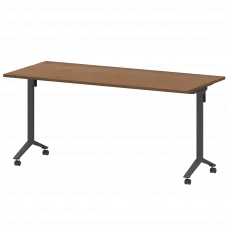 Стол мобильный складной МБ22-160.70 Орех/Антрацит 1600x700x750 Моби