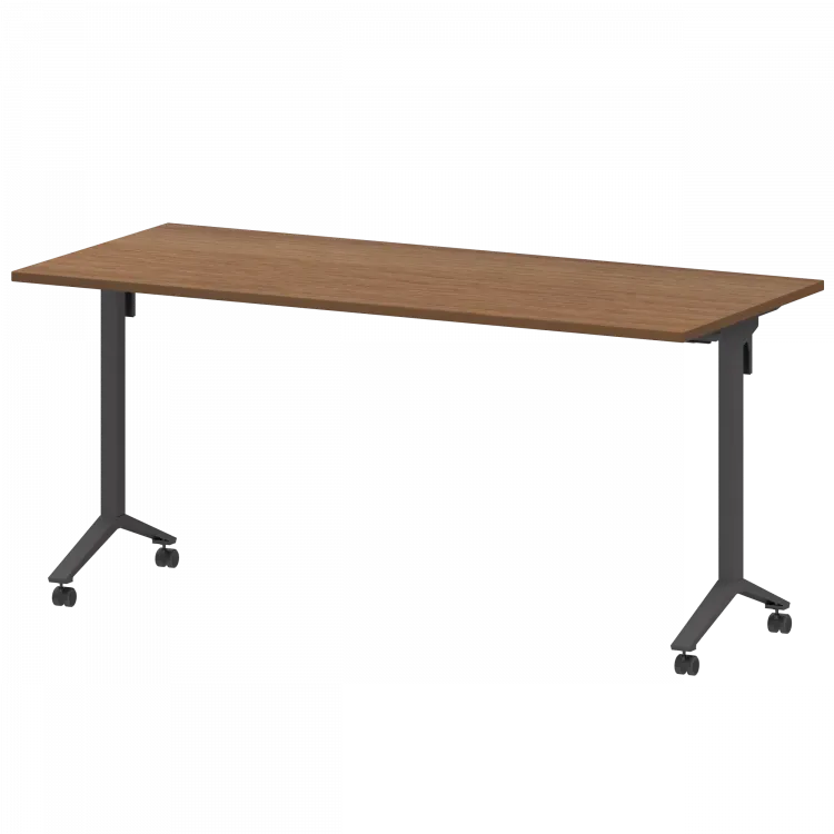 Стол мобильный складной МБ22-160.70 Орех/Антрацит 1600x700x750 Моби