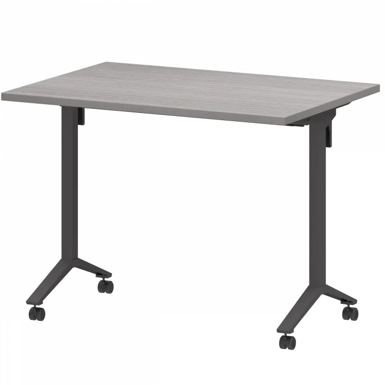Стол мобильный складной МБ25-100.70 Лиственница/Антрацит 1000x700x750 Моби