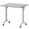 Стол мобильный складной МБ22-80.70 Серый/Белый 800x700x750 Моби