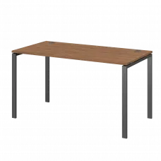 Стол на металлокаркасе АМ-004.60 Орех гварнери/Белый 1600x600x760 Арго-М