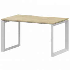 Стол на металлокаркасе НТМП.О-120 Баттл Рок/Белый 1200x730x750 Аргентум-МП