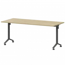 Стол мобильный складной МБ25-160.70 Баттл Рок/Антрацит 1600x700x750 Моби