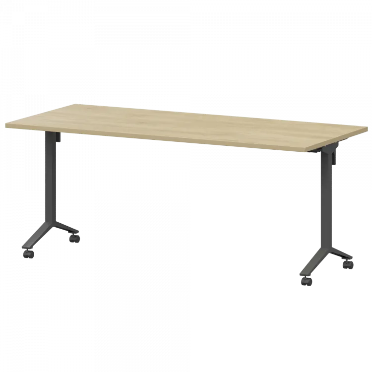 Стол мобильный складной МБ25-160.70 Баттл Рок/Антрацит 1600x700x750 Моби