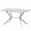 Стол нераздвижной Сириус Лавант/Белый муар 1200x800x750 Обеденные столы в пластике