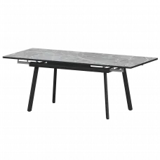 Стол раздвижной Гранд Гранд 1200+300+300 (Н-3778) Фаерстоун/Черный муар 1200x800x750 Обеденные столы в пластике