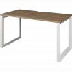 Стол на металлокаркасе НТМП.О-140 Дуб сафари/Белый 1400x730x750 Аргентум-МП