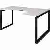Стол эргономичный правый на металлокаркасе НТМП.О-060.ПР Сосна винтер/Антрацит 1600x1000x750 Аргентум-МП