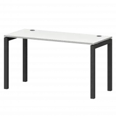 Стол на металлокаркасе СМС25-П-10К.60.Пр50 Белый/Антрацит 1000x600x750 Смарт