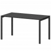 Стол на металлокаркасе СМС25-П-16К.73.Пр25 Графит/Антрацит 1600x730x750 Смарт