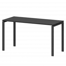 Стол на металлокаркасе СМС25-П-10К.60.Пр25 Графит/Антрацит 1000x600x750 Смарт