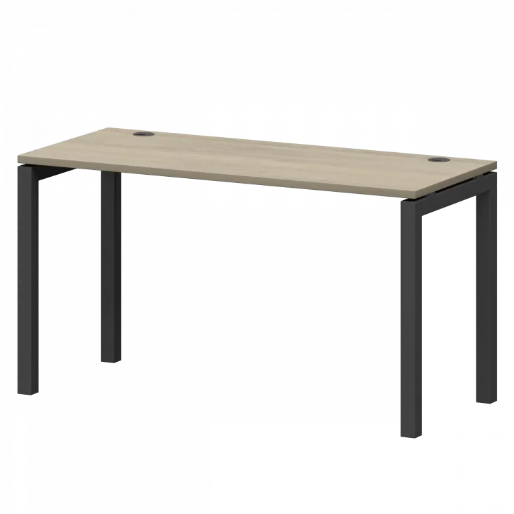 Стол на металлокаркасе СМС25-П-12К.60.Пр50 Кронберг/Антрацит 1200x600x750 Смарт