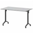 Стол мобильный складной МБ22-120.70 Серый/Антрацит 1200x700x750 Моби