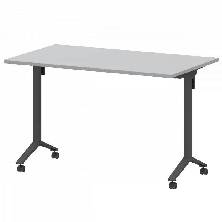 Стол мобильный складной МБ22-120.70 Серый/Антрацит 1200x700x750 Моби