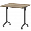Стол мобильный складной МБ25-80.70 Дуб сафари/Антрацит 800x700x750 Моби