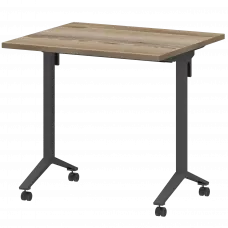 Стол мобильный складной МБ25-80.70 Дуб сафари/Антрацит 800x700x750 Моби