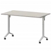 Стол мобильный складной МБ22-120.70 Ясень шимо/Белый 1200x700x750 Моби