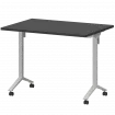 Стол мобильный складной МБ25-100.70 Графит/Белый 1000x700x750 Моби