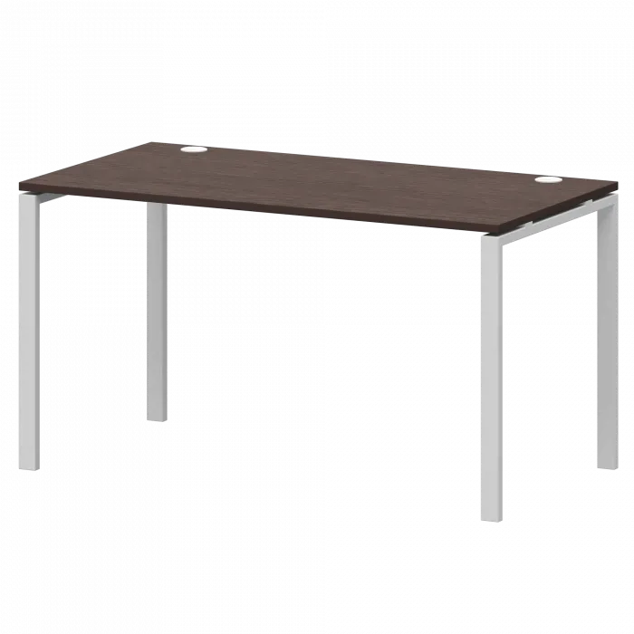 Стол на металлокаркасе АМ-002.60 Дуб венге/Белый 1200x600x760 Арго-М