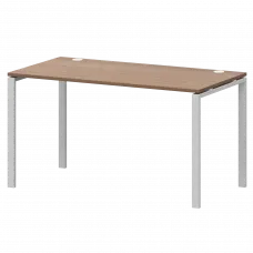 Стол на металлокаркасе АМ-003.60 Орех/Белый 1400x600x760 Арго-М