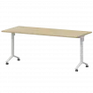 Стол мобильный складной МБ25-160.70 Баттл Рок/Белый 1600x700x750 Моби