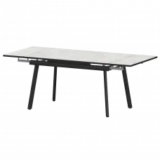 Стол раздвижной Гранд Гранд 1200+300+300 (Н-3778) Лофт/Черный муар 1200x800x750 Обеденные столы в пластике