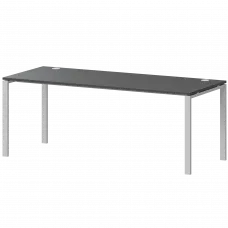 Стол на металлокаркасе АМ-005 Антрацит/Белый 1800x730x760 Арго-М