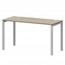 Стол на металлокаркасе СМС25-П-16К.60.Пр25 Кронберг/Белый 1600x600x750 Смарт