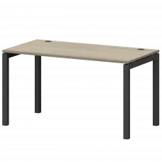 Стол на металлокаркасе СМС25-П-10К.73.Пр50 Кронберг/Антрацит 1000x730x750 Смарт