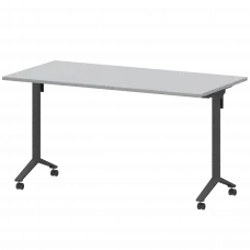 Стол мобильный складной МБ22-140.70 Серый/Антрацит 1400x700x750 Моби