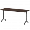 Стол мобильный складной радиусный МБ22-160.70Р Дуб венге/Антрацит 1600x700x750 Моби