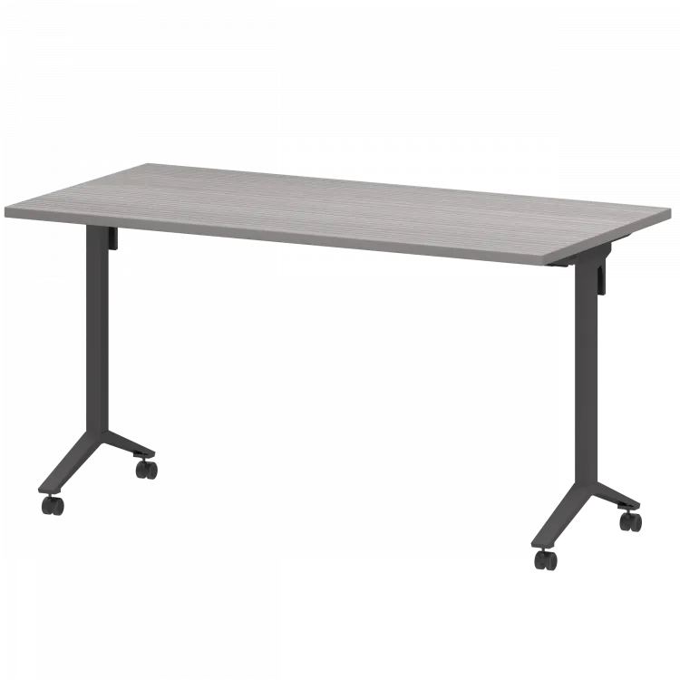Стол мобильный складной МБ25-140.70 Лиственница/Антрацит 1400x700x750 Моби