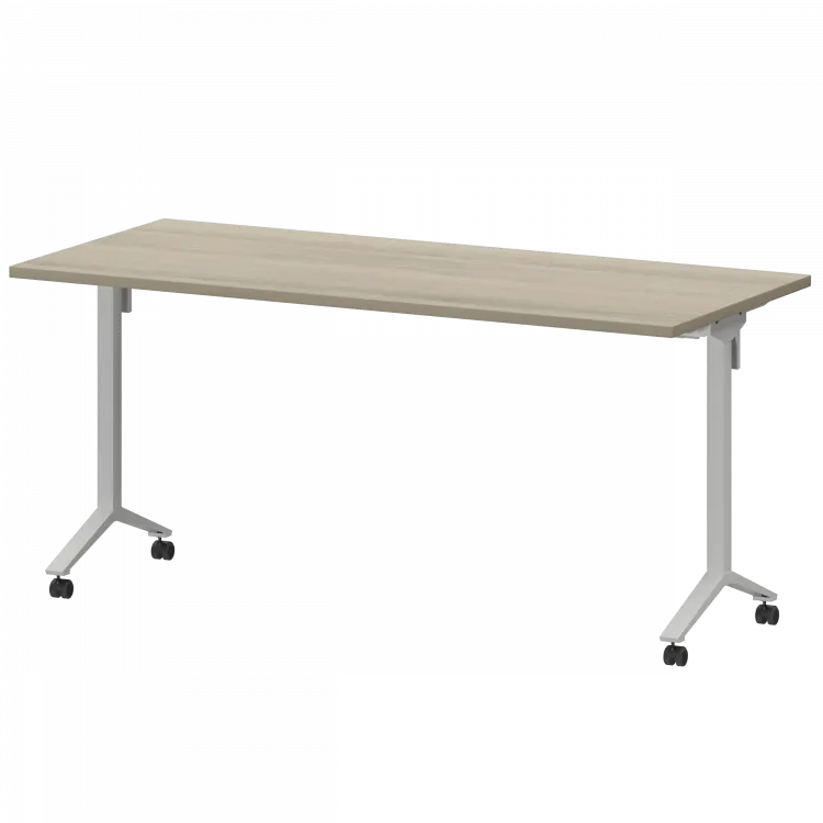 Стол мобильный складной МБ25-160.70 Кронберг/Белый 1600x700x750 Моби