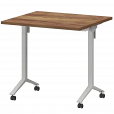 Стол мобильный складной МБ25-80.70 Таксония/Белый 800x700x750 Моби