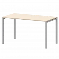 Стол на металлокаркасе АМ-002 Бук/Белый 1200x730x760 Арго-М