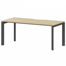 Стол на металлокаркасе НТМП.П-160 Баттл Рок/Антрацит 1600x730x750 Аргентум-МП