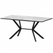Стол раздвижной Сириус Лавант/Черный муар 1200x800x750 Обеденные столы в пластике