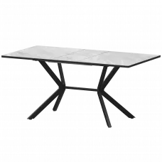 Стол раздвижной Сириус Лавант/Черный муар 1200x800x750 Обеденные столы в пластике