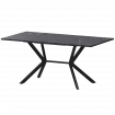 Стол раздвижной Сириус Сириус 1200+300 R20 (Н-3831) Даркстоун/Черный муар 1200x800x750 Обеденные столы в пластике