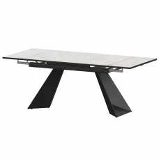 Стол раздвижной Дуэт Дуэт 1400х800+300 (Н-3829) Лофт/Черный муар 1400x800x750 Обеденные столы в пластике